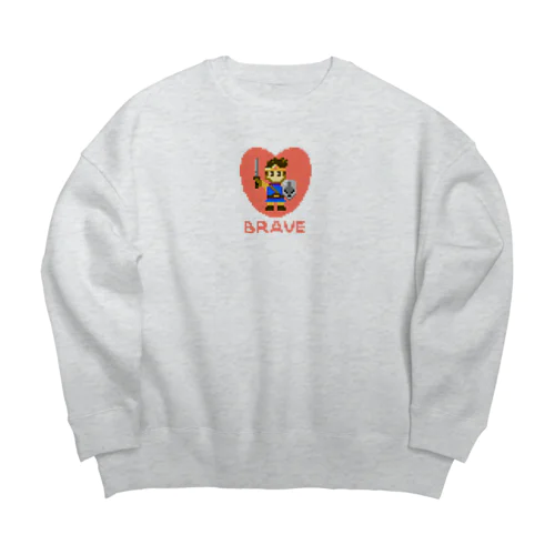 BRAVE ブレイブ 勇者 カラー版 261 Big Crew Neck Sweatshirt