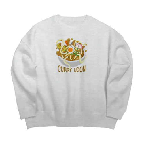 カレーうどんドボン 262 Big Crew Neck Sweatshirt