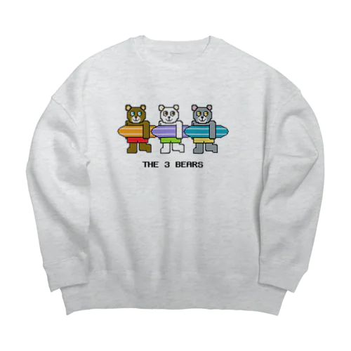 THE 3 BEARS(サーフィン) Big Crew Neck Sweatshirt