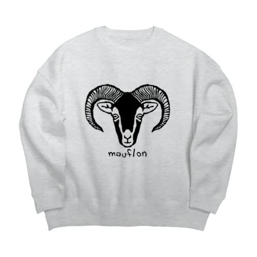 ムフロン Big Crew Neck Sweatshirt