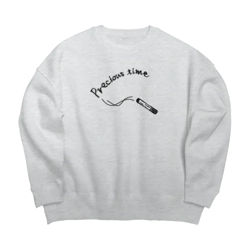 極上のいっぷく Big Crew Neck Sweatshirt