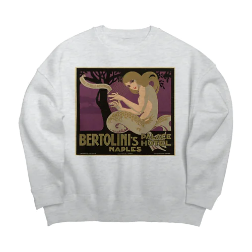 イタリア　ナポリ　ベルトリーニズ・パレス・ホテル　マーメイド Big Crew Neck Sweatshirt