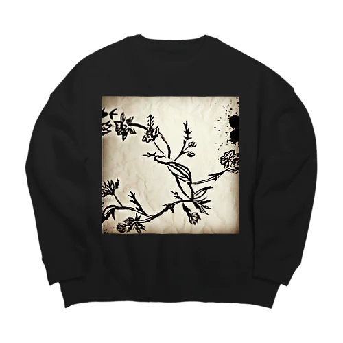 Antique Japanesque Big Crew Neck Sweatshirt