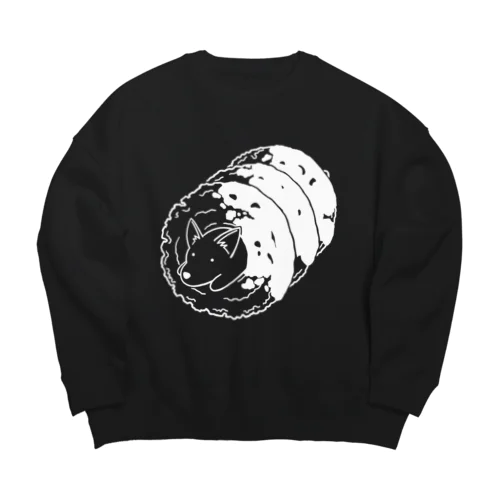 オールドファッション（チョコレート）：ホワイト Big Crew Neck Sweatshirt