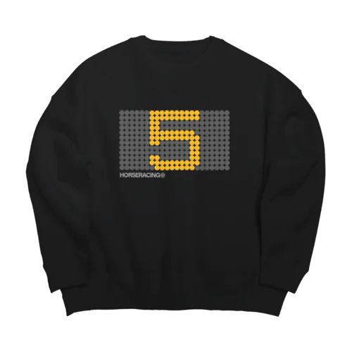 ５馬身の圧勝 Big Crew Neck Sweatshirt