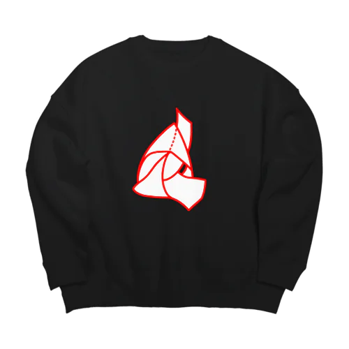 ぐにょ Big Crew Neck Sweatshirt