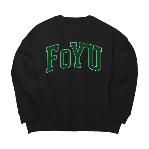 FoYU ARCH LOGO  Big Crew Neck Sweatshirt