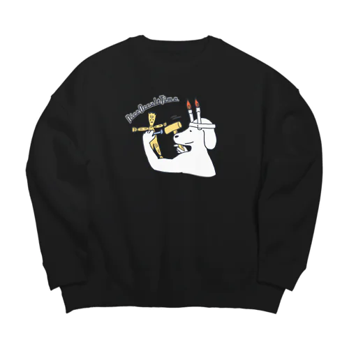 ナイスオカルトタイム🕯️(犬) Big Crew Neck Sweatshirt