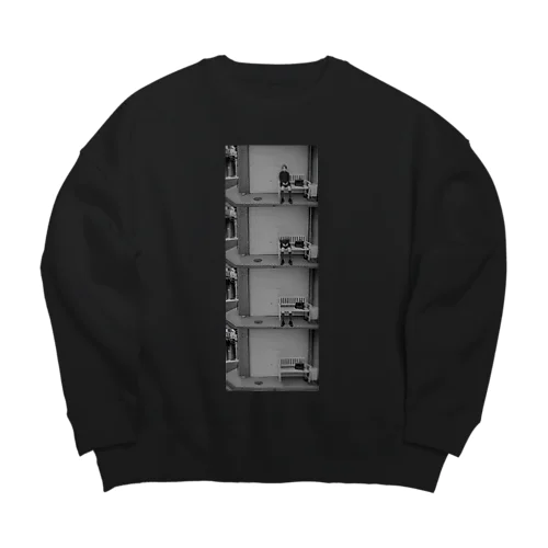 遺書（4フレーム） Big Crew Neck Sweatshirt