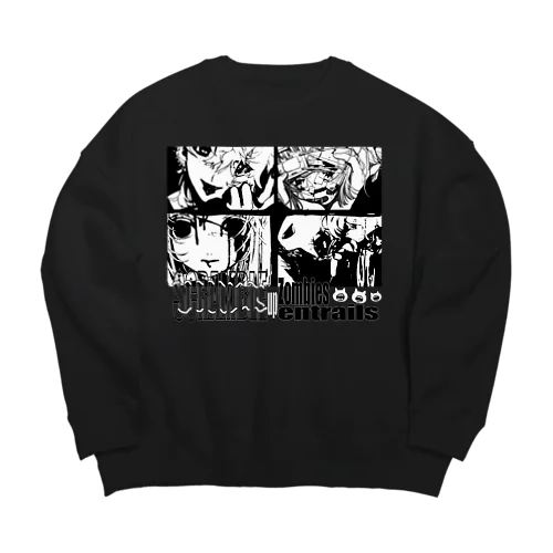 これだよこれぐっず(B/W) Big Crew Neck Sweatshirt