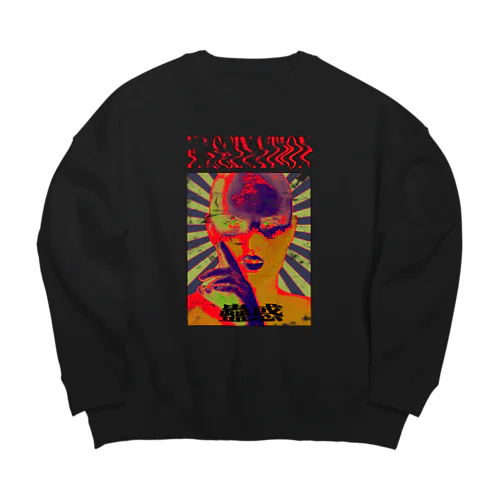 ”KOWAKU" Big Crew Neck Sweatshirt