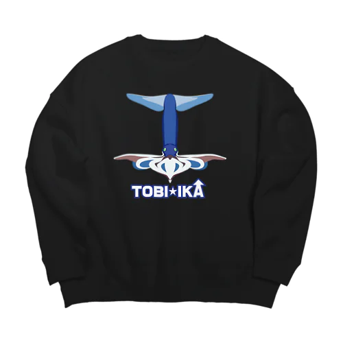 トビイカ_カラー Big Crew Neck Sweatshirt