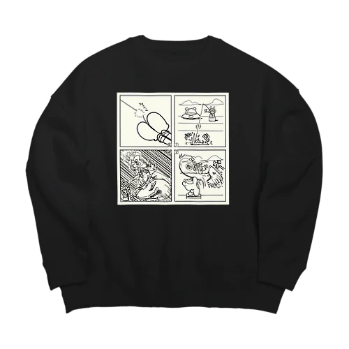 釣り Big Crew Neck Sweatshirt