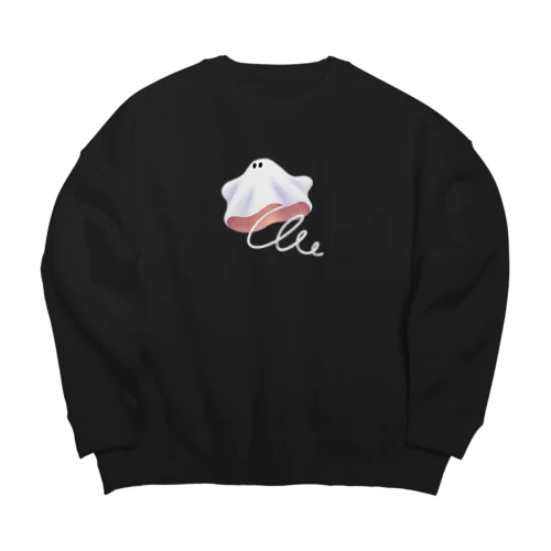 ほつれるゴーストB Big Crew Neck Sweatshirt