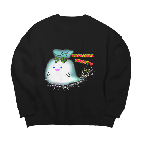 WATAGASHI GHOST Big Crew Neck Sweatshirt