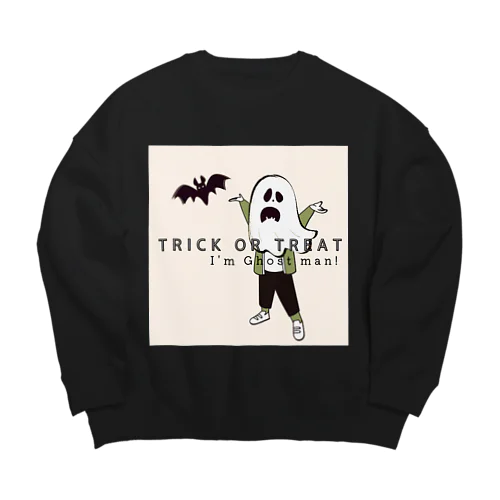 おばけボーイ Big Crew Neck Sweatshirt