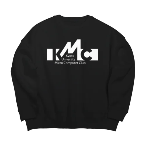 KMC 京大マイコンクラブ(白ロゴ) Big Crew Neck Sweatshirt