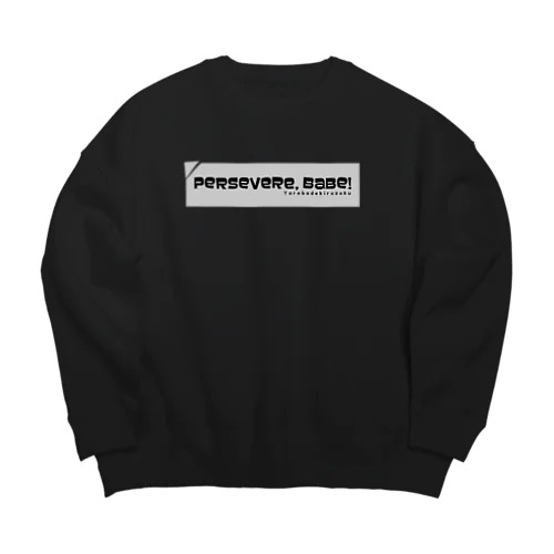 やれば出来族 T&SWEAT（濃色） Big Crew Neck Sweatshirt