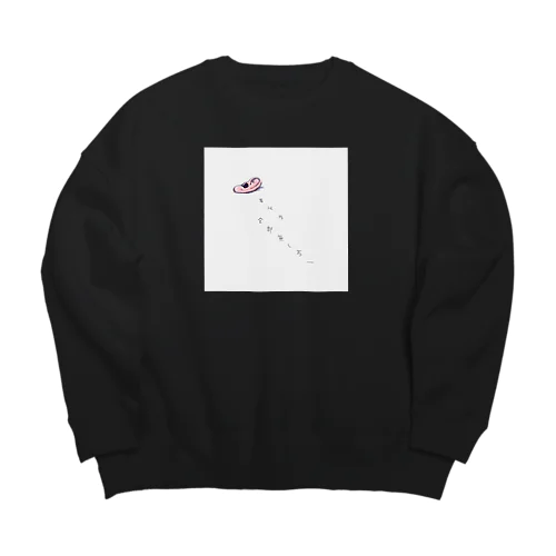 耳以外全部無し芳一 Big Crew Neck Sweatshirt