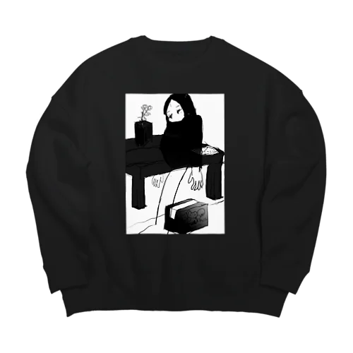 ゆらり Big Crew Neck Sweatshirt