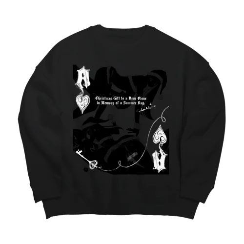 BLACK SANTA 03 Obscure Desire ブラックサンタ ネガver. Big Crew Neck Sweatshirt