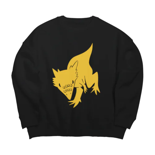 ドラコレックス(黄色) Big Crew Neck Sweatshirt