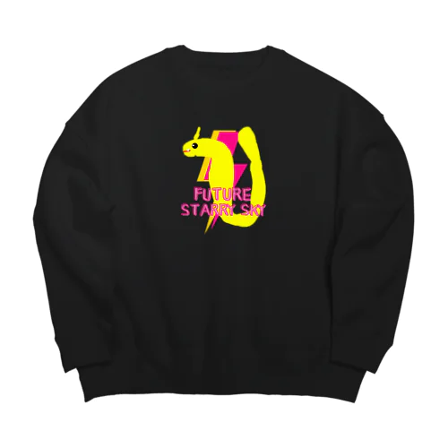 黄色いドラゴン🐉 Big Crew Neck Sweatshirt