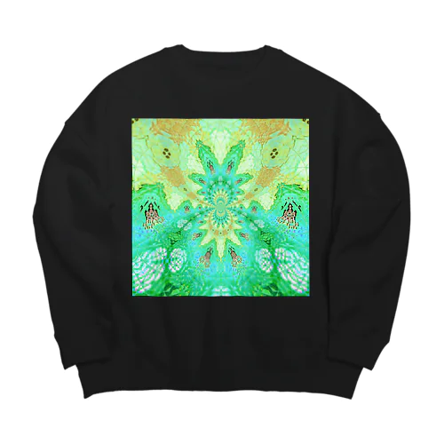 grêên cr∆dê. Big Crew Neck Sweatshirt