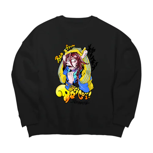 【棺ノ王子】/ランDosukoi★ Big Crew Neck Sweatshirt