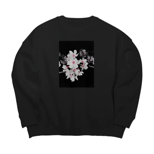 夜桜 Big Crew Neck Sweatshirt