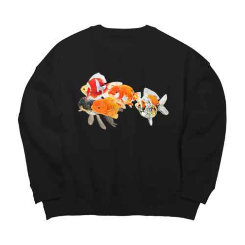 きんぎょぐん Big Crew Neck Sweatshirt