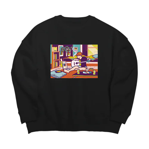 CHILL OUT Big Crew Neck Sweatshirt