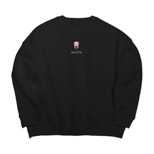 No.022 えむ【白ロゴ】 Big Crew Neck Sweatshirt