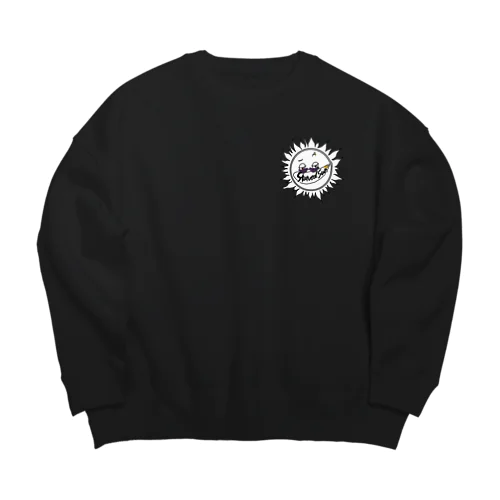 飢えた太陽(白) Big Crew Neck Sweatshirt