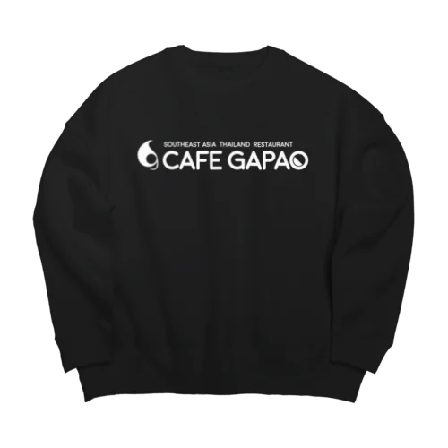 カフェガパオ公式ロゴグッズ Big Crew Neck Sweatshirt