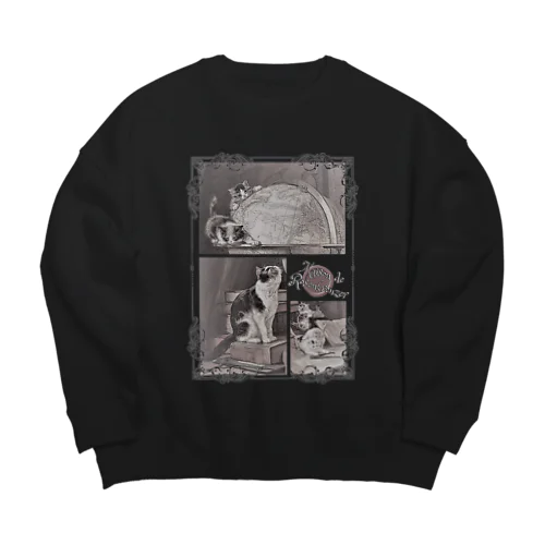 アンティークキティ Big Crew Neck Sweatshirt