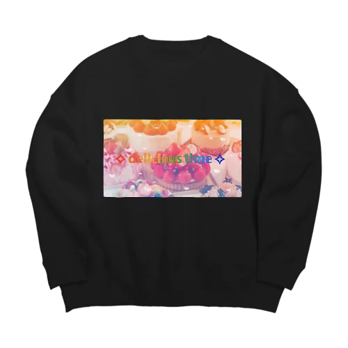 スイーツアイテム。 Big Crew Neck Sweatshirt