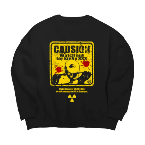 CAUSION Big Crew Neck Sweatshirt