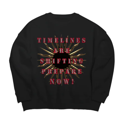 Timelines Are  Shifting  Prepare NOW! Big Crew Neck Sweatshirt