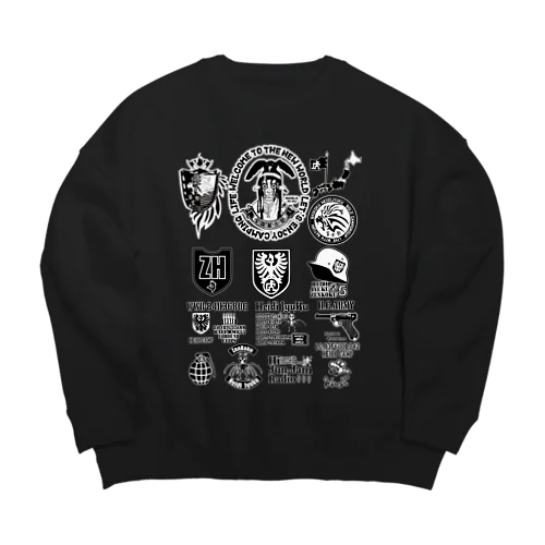 TATOO(黒バージョン） Big Crew Neck Sweatshirt