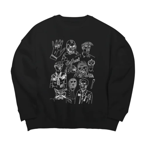 小林さん Big Crew Neck Sweatshirt