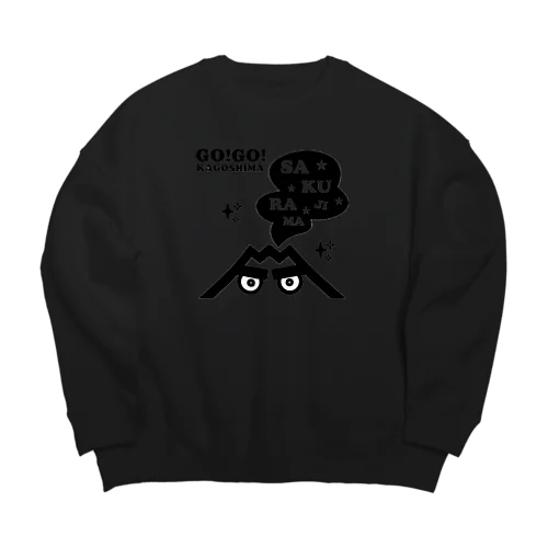 GO!GO!KAGOSHIMA 桜島くん Big Crew Neck Sweatshirt