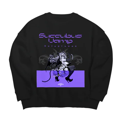 サキュバス・ヴァンプ 0613 小悪魔 ヴォラプチュアス Big Crew Neck Sweatshirt