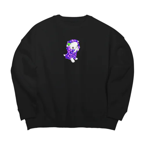 フルーツアニマル　ブドウヒツジ Big Crew Neck Sweatshirt