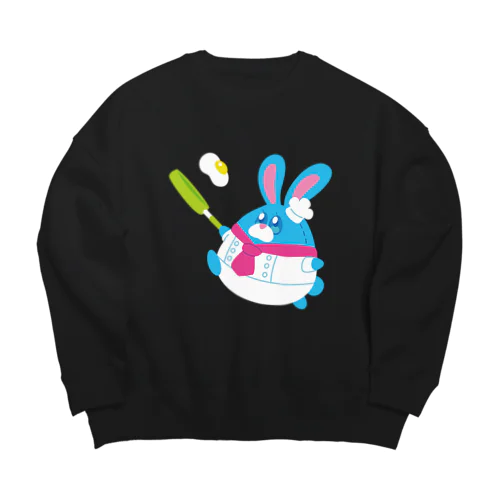 うさぎマスター Big Crew Neck Sweatshirt