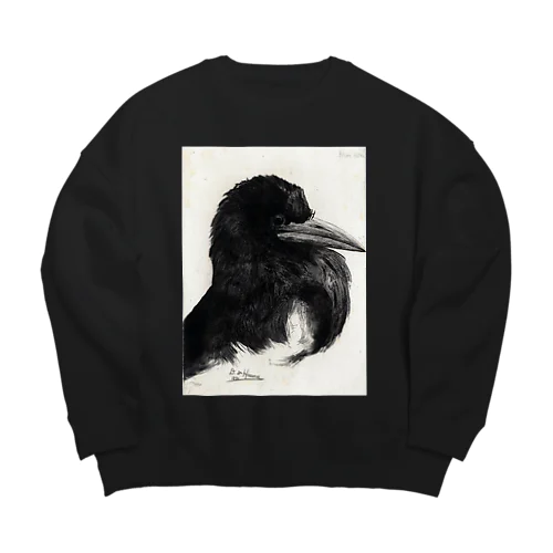 鴉の子 Big Crew Neck Sweatshirt