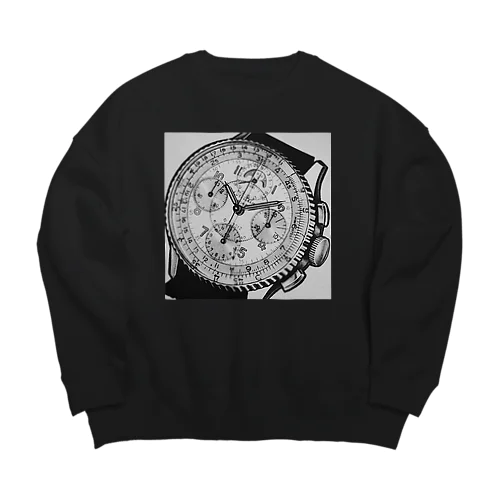 1940年代 ブライトリング　クロノマットムーンフェイズ Big Crew Neck Sweatshirt