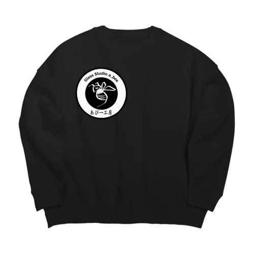 あびー工房（a_bee）ロゴグッズ Big Crew Neck Sweatshirt