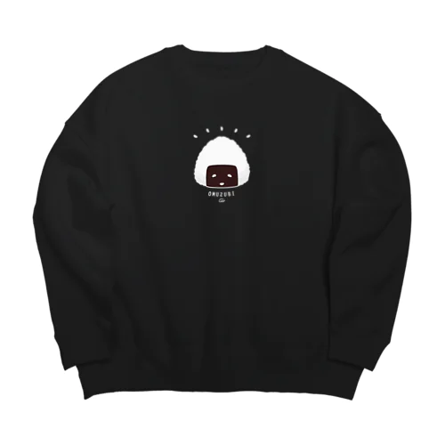 🍙おむすびのおむすびんB　笑顔でハッピー🍙 Big Crew Neck Sweatshirt