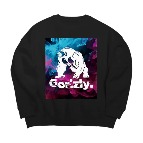 Gorizly_ロゴ #002(Black) ビッグシルエットスウェット